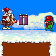 Santa and the Ghost of Christmas Present